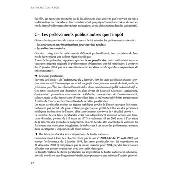 Fondamentaux - La fiscalité en France 2023-2024