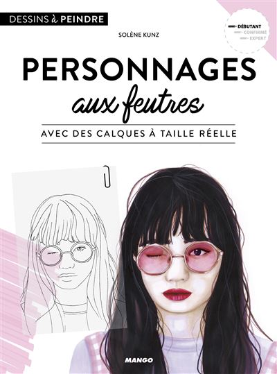 Personnages aux feutres - Solène Kunz - broché