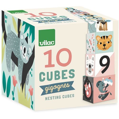Cubes Gigognes les animaux Michelle Carlslund