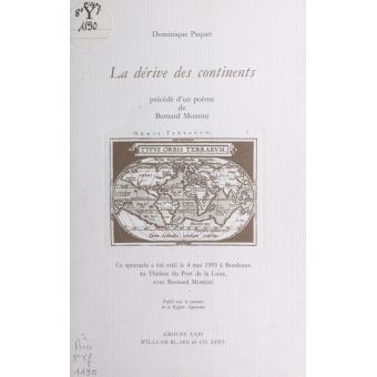 La derive des continents - 1