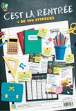 C'est la Rentrée + 500 stickers + 20 étiquettes scolaires