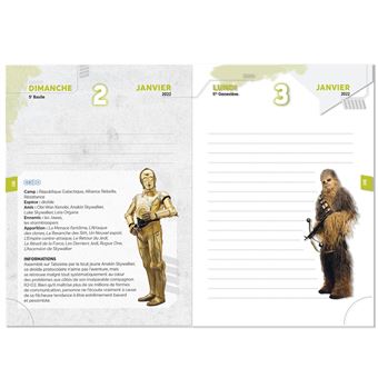 Agenda Scolaire Star Wars 2021-2022