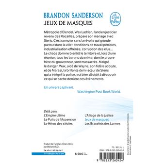 Jeux de masques (Fils des brumes, Tome 5)