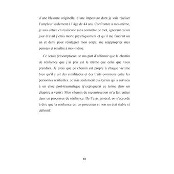 Chemin de résilience