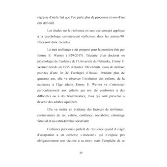 Chemin de résilience