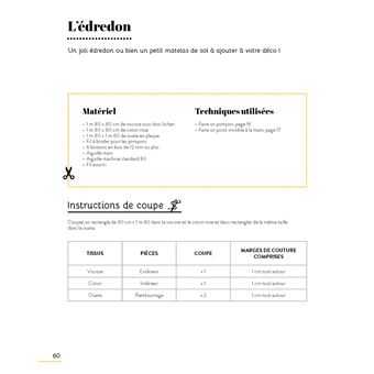 Déco à coudre sans patron