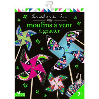 Moulins à vent à gratter - pochette avec accessoires