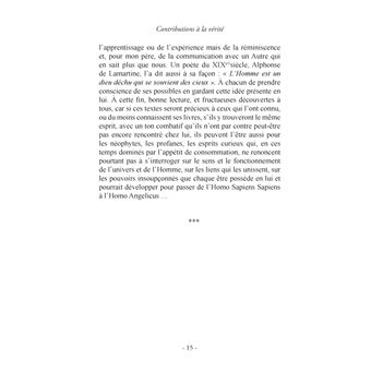 Contributions à la vérité
