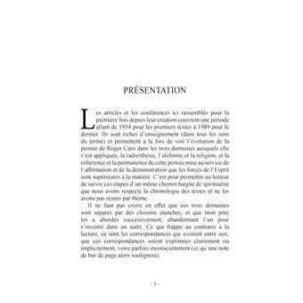 Contributions à la vérité