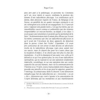 Contributions à la vérité