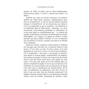 Contributions à la vérité