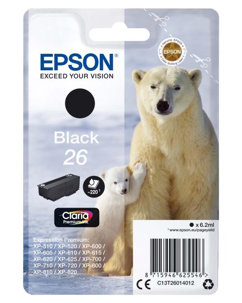 Cartouche d'encre Epson Ours polaire Noir