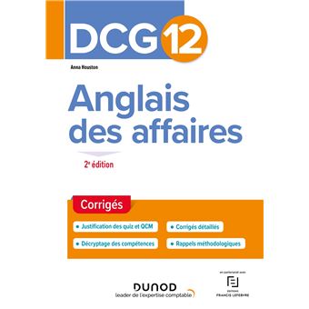 DCG 12 - Anglais des affaires - Corrigés