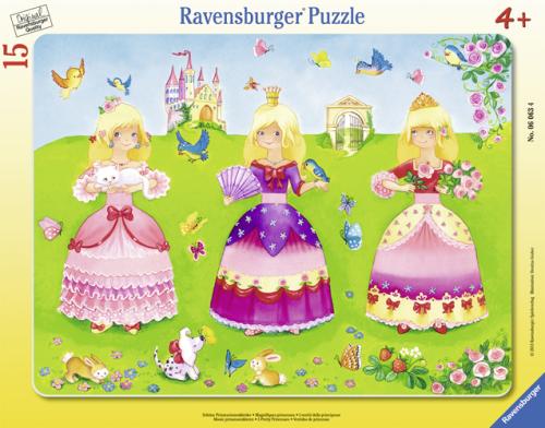 Puzzle 8-17p Cadre Pretty princesses Ravensburger