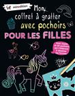 Mon coffret à gratter avec pochoirs - Filles