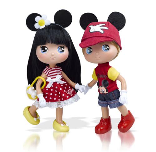 Le duo de poupées I Love Minnie