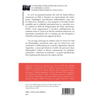 La politique étrangère des Etats-Unis en Amérique Latine : interventionnisme ou influence ?