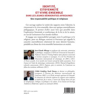 Identité, citoyenneté et vivre-ensemble dans les jeunes démocraties africaines