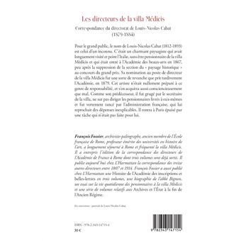 Les directeurs de la villa Médicis au XIXe siècle