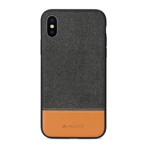 Meleovo Fabric Iphone Dark Grey XS Max Cover