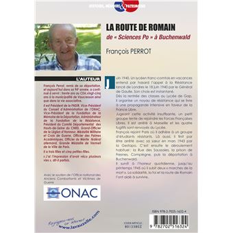 La Route de Romain, de "Sciences Po" à Buchenwald