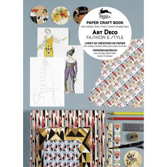 Art Deco Fashion Et Style Cartes Enveloppes Autocollants Affiches Papiers Cadeaux Et De Creations Broche Pepin Van Roojen Achat Livre Fnac