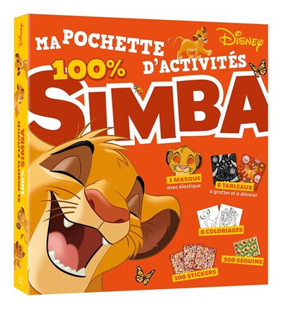 Disney 100 Le Roi Lion - Joue et colorie - Tout sur Simba - Avec