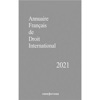 Annuaire Français de Droit International 2021