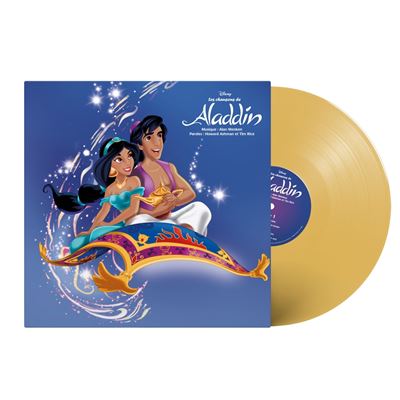 Les chansons de Aladdin Vinyle Or Transparent
