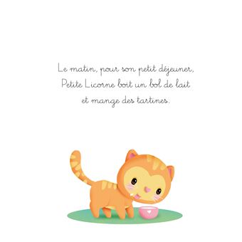 Petite licorne va manger