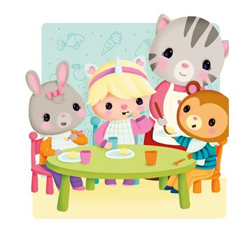 Petite licorne va manger