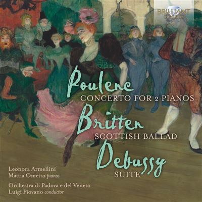 POULENC, BRITTEN, DEBUSSY: CONCERTO FOR 2 PIANOS,