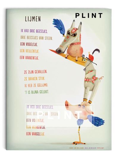 Plint Mapje poëziekaarten 2016 met o.a. Erik van Os, Mary Heylema, Joke van Leeuwen
