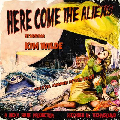 Here Come The Aliens Coffret Inclus un Vinyle, un canevas et un autre goodie