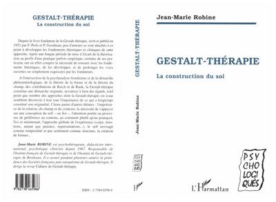 Gestalt therapie la construction du soi - J.M. Robine - broché