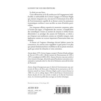 Nos batailles pour l'environnement