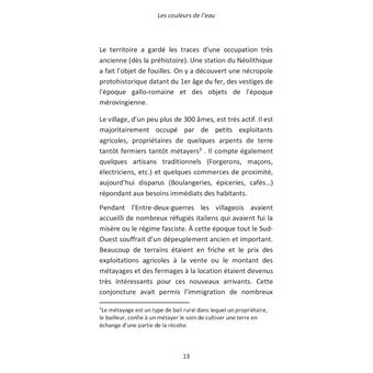 Les couleurs de l'eau