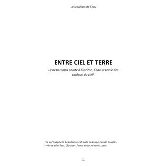 Les couleurs de l'eau