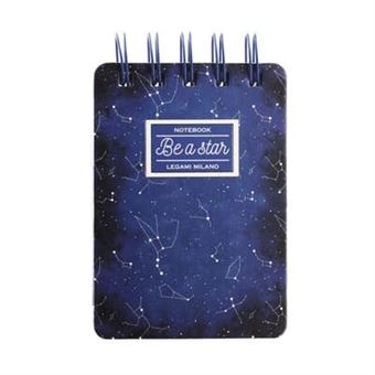 Carnet de notes mini spiralé Legami étoiles