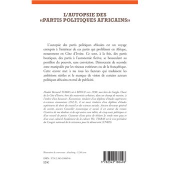 L'autopsie des "partis politiques africains"