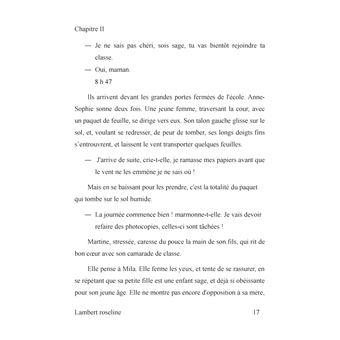 J'arrive dans 5 minutes Mila !