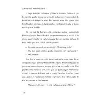 J'arrive dans 5 minutes Mila !