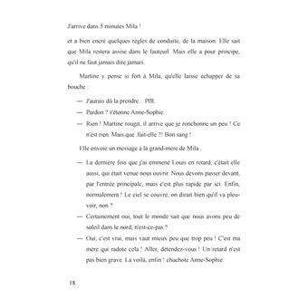 J'arrive dans 5 minutes Mila !