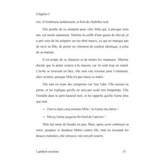 J'arrive dans 5 minutes Mila !