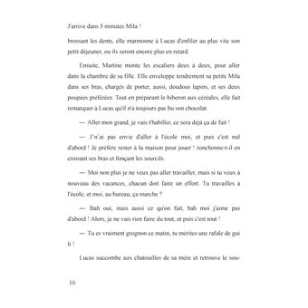 J'arrive dans 5 minutes Mila !