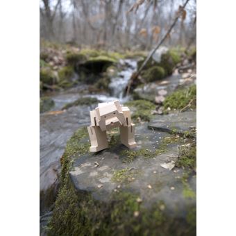 Cube en bois articulé Kikkerland Petit modèle Ours