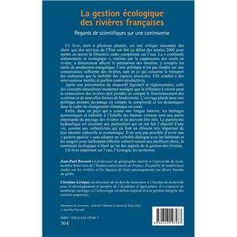 La gestion écologique des rivières françaises