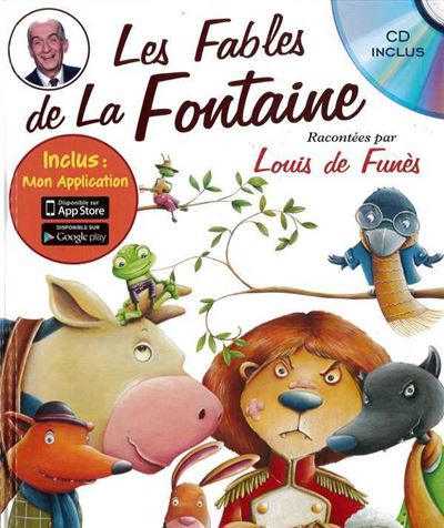 Les fables de La Fontaine - Louis De Funès - Livre CD