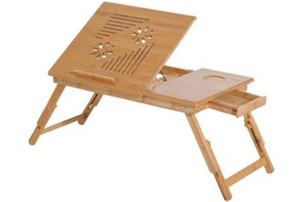 Suporte-para-Portatil-HomCom-1-Gaveta-55x35x22-30cm-Bambu (1)