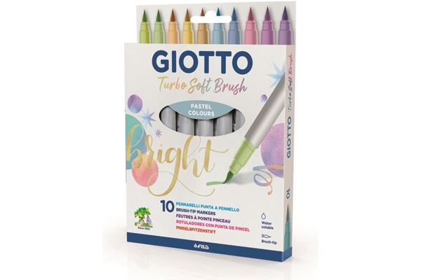 Marcadores-Ponta-Pincel-Giotto-Turbo-Soft-Brush-Pastel-10-Unidades-Marcadores